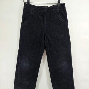 NEW LEGENDS Kids Black Corduroy Elastic Waist Pants Size S 8‎ Cotton